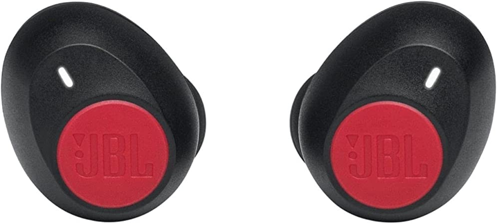 JBL Tune 115TWS True Wireless In-Ear Bluetooth Headphones with up to 21 Hours of Combined Battery Life - Red