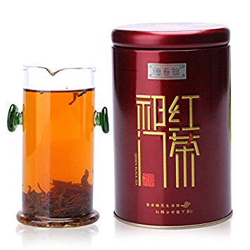 Dechunxian ® China Top Ten Famous Teas- Keemun Black Tea- Black Tea- 100% Natural Organic -High Grade - Loose Leaf (QiMen Hongcha)