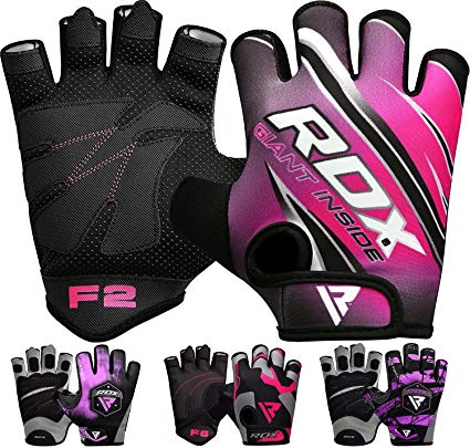 RDX Women's Weight Lifting Gym Gloves Crossfit Training Ladies Bodybuilding Fitness Exercise