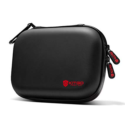 Kitgo Mini First Aid Kit 101 Pieces, 100% Water-Resistant Compact Hard Shell Case Perfect for Travel, Biking, Hiking, Camping, Car