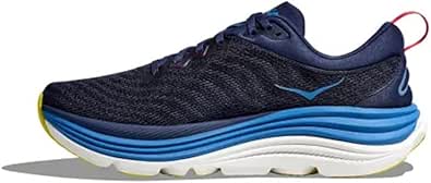 Hoka Mens Gaviota 5 Textile Synthetic Bellwether Blue Evening Sky Trainers 10.5 US