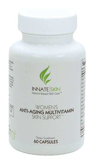 Women's Anti-aging Multivitamin with Skin Support by Innate Skin - Highest Quality Multivitamin with Anti-aging Skin Formula (30 Day Supply)