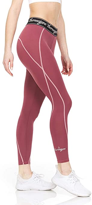 Thermajane Women's Compression Pants - Athletic Tights - Leggings for Yoga, Running, Workout and Sports