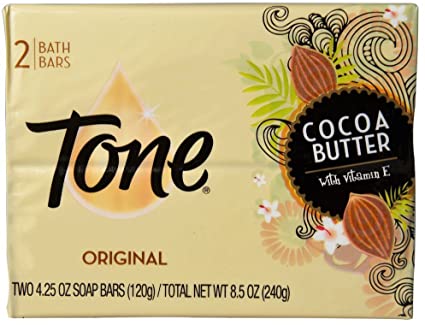 Tone Bath Bars, Cocoa Butter 4.25 Oz Bars, 2 EA