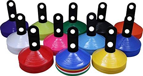 Set of 25 World Sport Disc Cones with Cone Stand (12 Colors to Choose From)…