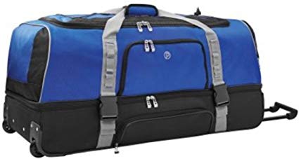 Protege Drop-Bottom Rolling Duffel with Bottom Storage Compartment 36"