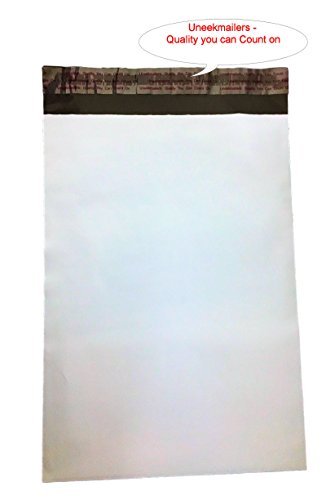 7.5x10.5 Uneekmailers White Poly Mailer Envelope (1000 Pieces)