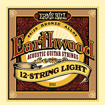 Ernie Ball 2010 Earthwood 12-String Light 80/20 Bronze Acoustic String Set (09-46)