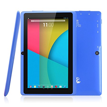 Dragon Touch Y88X, 7" Android Tablet, 8 GB, Blue (Y88X BL)