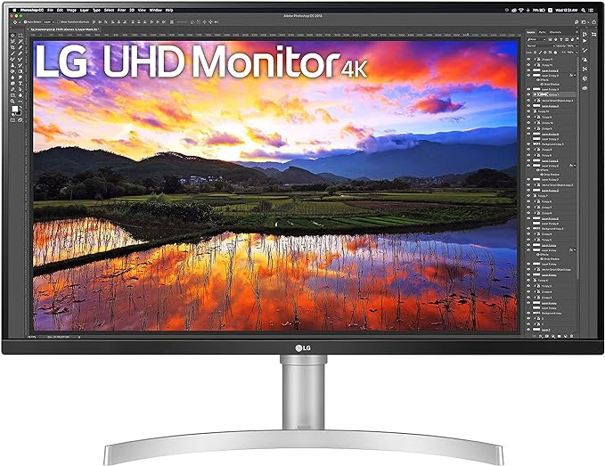 LG UHD Monitor 32UN650P, 32 inch, 4K, 60Hz, 5ms GtG, IPS Display, HDR 10, AMD FreeSync compatible, Smart Energy Saving, Displayport, HDMI, White