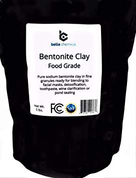 Food Grade Sodium Bentonite Clay (5 Pounds)