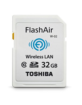 Toshiba Flash Air II Wireless 32GB SDHC Memory Card (PFW032U-1BCW)