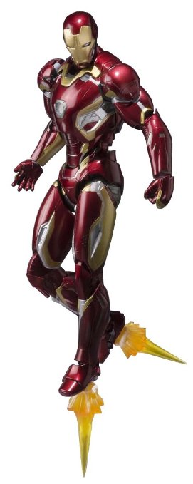 SH Figuarts Avengers Iron Man Mark 45 about 155mm ABS u0026 PVC u0026 die-cast painted action figure