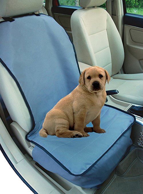 NAC&ZAC Deluxe Waterproof Bucket Pet Seat Cover for Cars and SUV with Seat Anchors, Quilted, Nonslip, Entire Seat Protection, Machine Washable Dog Seat Cover, Lifetime Warranty