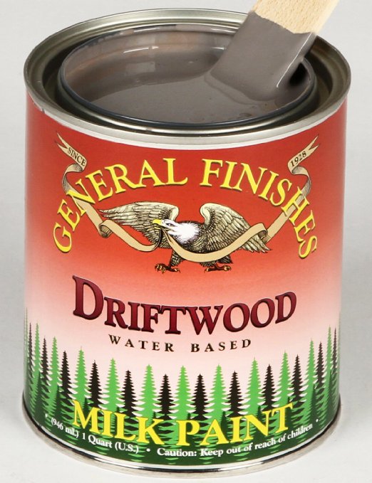 General Finishes PD Milk Paint, 1 pint, Driftwood