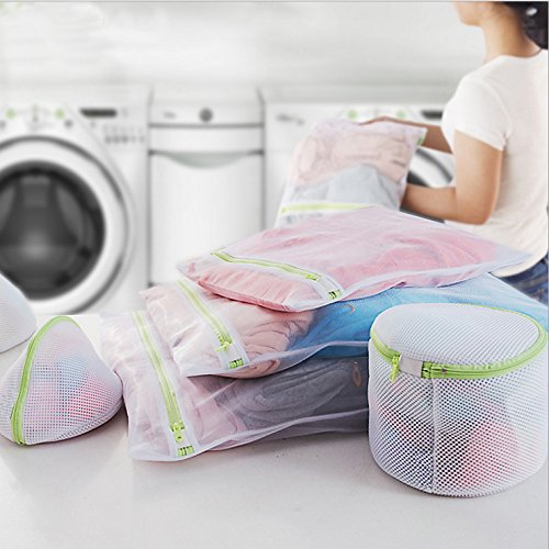 Vshare® Laundry Mesh Wash Bag Delicates Wash Bags for Washing Machine Dryer Lingerie Washer Baby Clothes Underwear Organizer