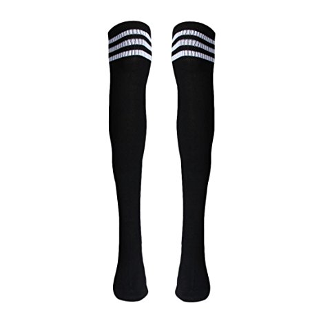 Voberry® Autumn Retro Knee High Tube Thigh High Socks Over Knee Girls Football Socks