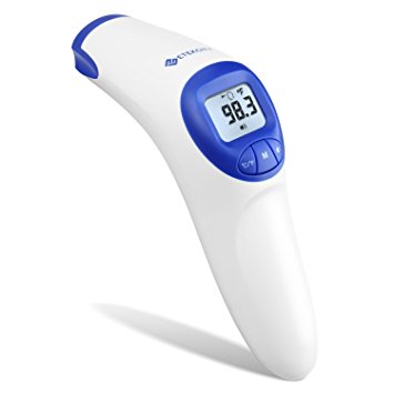 Etekcity Non-Contact Infrared Thermometer: Dual Forehead and Surface Digital Instant IR Temperature Analysis (Certified Refurbished)