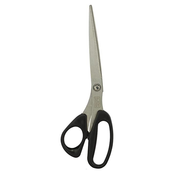 BLACK DECKER BDHT81569 Steel Universal Scissors-10'' (Black)