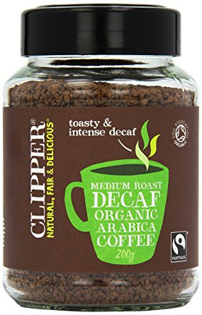 Clipper Medium Roast Decaf Organic Arabica Coffee 200 g