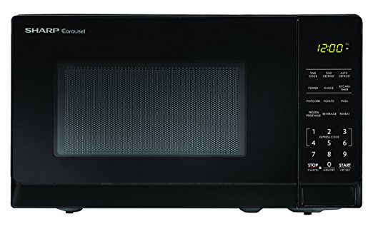 Sharp Microwaves ZSMC0710BB Sharp 700W Countertop Microwave Oven, 0.7 Cubic Foot, Black