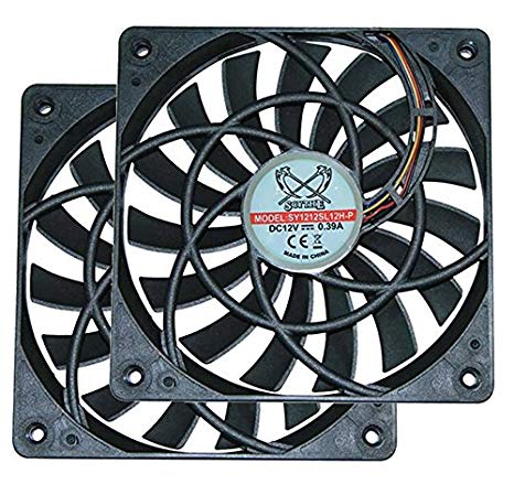 Scythe Slip Stream 120 mm Slim Case Fan - PWM 2 TOTAL FANS