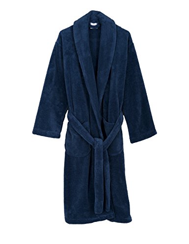 TowelSelections Men's Super Soft Plush Bathrobe Fleece Spa Robe Made in Turkey