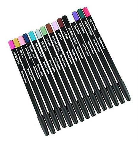 Eyeliner & Lip Liners 15 Color Pencil set