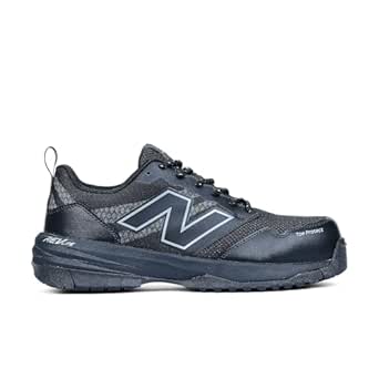 New Balance Men's Composite Toe Quikshift Industrial Shoe, Black/Black/Black, 11.5 X-Wide