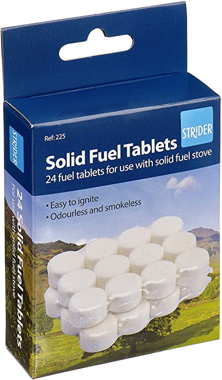Strider Unisex's Solid Fuel Tablets, White, One Size