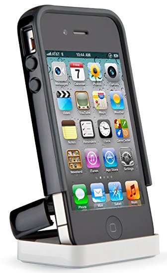 Speck Products CandyShell Flip Case for iPhone 4/4S - 1 Pack - Carrying Case  - Black/Dark Grey