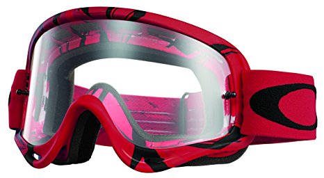 Oakley O-Frame MX Intimidator Goggles (Red/Black Frame/Clear Lens)