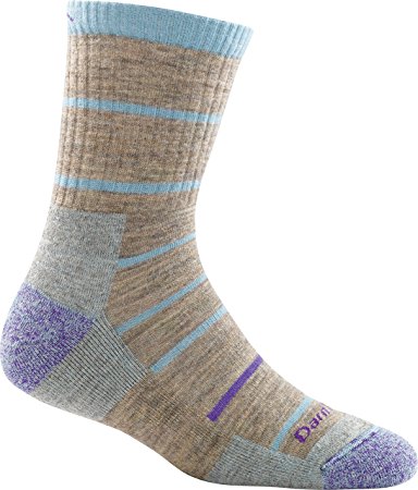 Darn Tough Summit Stripe Micro Crew Cushion Sock - Women's