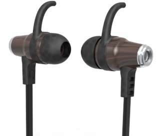 Symphonized NRG Wireless Premium Wood In-ear Noise-isolating Headphones|Earbuds|Earphones with Mic & Volume Control