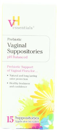 VH Essentials Prebiotic Vaginal Suppositories, 15 Count Personal Healthcare / Health Care