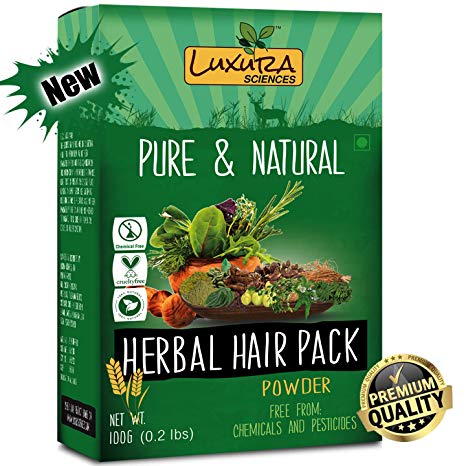 Luxura Sciences Natural Hair Pack For Dry Hair,Hair Growth,Hair Fall and Damaged Hair Repair Hair Mask(100 Grams)