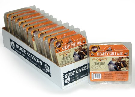 Heath Outdoor Products DD-11 Hearty Suet Mix Cake, Case Of 12