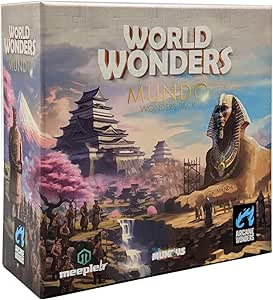 World Wonders Mundo Expansion, Strategy Board Game, for 1 to 5 Players and Ages 14 , Arcane Wonders