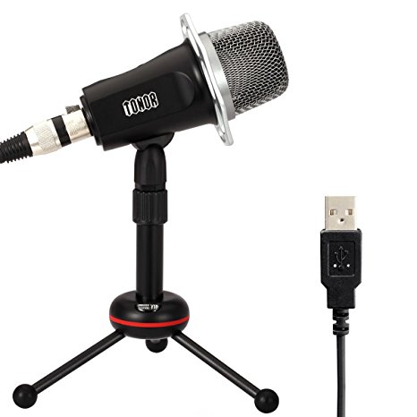 TONOR USB Professional Condenser Sound Podcast Studio Microphone for PC Laptop Computer