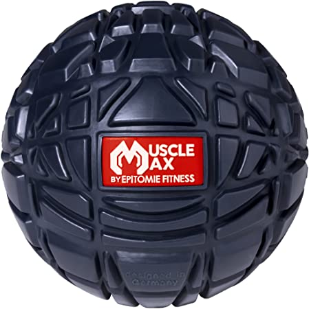 Muscle Max Massage Ball - Therapy Ball for Trigger Point Massage - Deep Tissue Massager for Myofascial Release - Mobility Ball for Exercise & Recovery