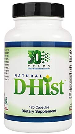 Ortho Molecular Product Natural D-Hist - 120 Capsules