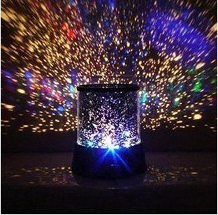 InnooTech LED Night Light Projector Lamp Colorful Star Light Bedside Lights With USB Cable