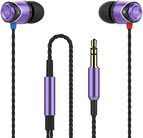 SoundMAGIC E10 Noise Isolating In-Ear Earphones (Purple)