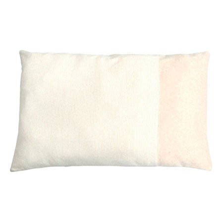 DorDor & GorGor ORGANIC Toddler Pillowcase, Nickel Free Enclosure, 100% Cotton, Brown Striped, 20x14