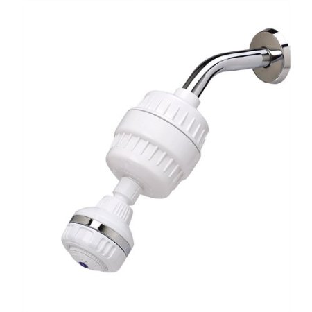 Sprite HO-WH-M Universal Shower Filter and 3 Setting Shower Head, White