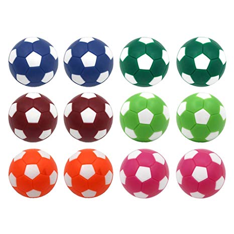 Sunfung Table Soccer Foosballs Replacement Balls Mini Multicolor 36mm Official Foosball