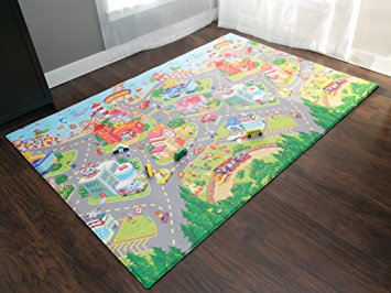Baby Care Play Mat (Large, Zoo Town)