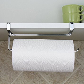 Kitchen Roll Holder Paper Towel Holder Under Cabinet Shelf Stainless Steel Rack Toilet Paper Storage