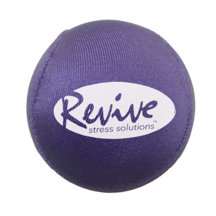 Scented Therapeutic Gel Stress Ball by Revive Stress Solutions - Engage Multiple Senses for Maximum Relief BlueJasmine Scent PurpleLavender Scent RedMint Scent