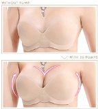1 Best Seller Backless Push Up Bra with Inflatable Cups for Perfect Cleavage